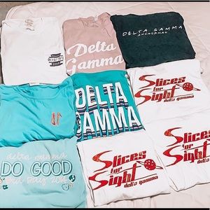 Delta Gamma T shirts  (M/L) buy as bundle